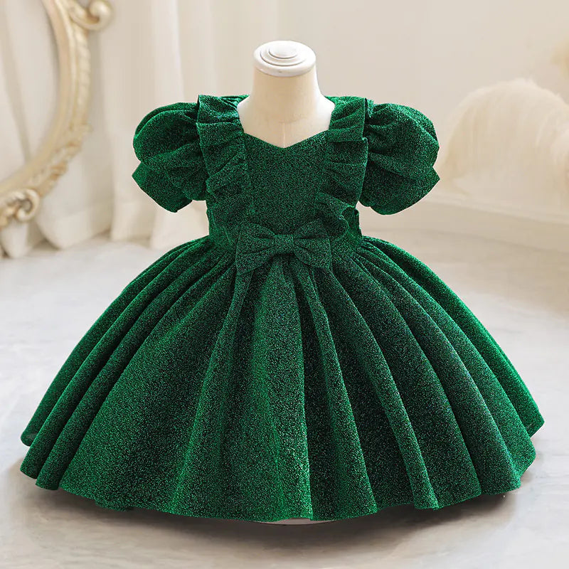 Puffy Western Style Princess Dress for One-Year-Old