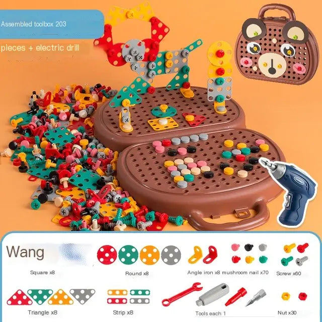 Montessori Pretend Play Toolbox for Kids Age 3+