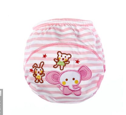 Cartoon Baby Training Pants, Washable Cotton Diapers