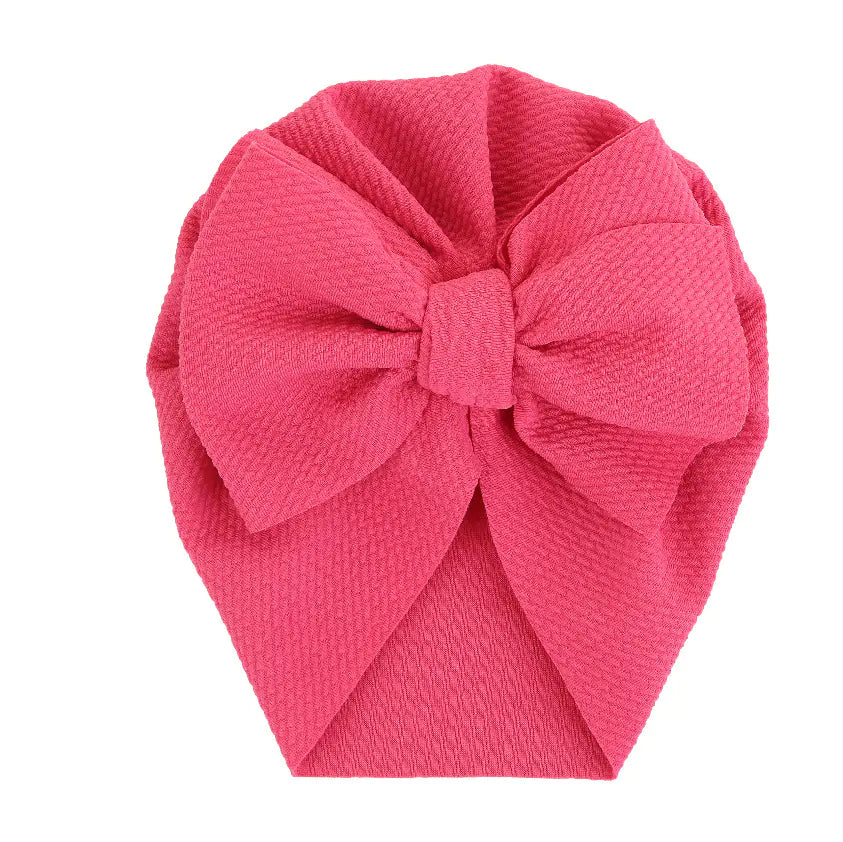 Comfortable Bow Indian Baby Hat for Fashionable Kids
