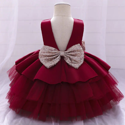 Cute Girl Lace Bow Tutu Skirt for Baby Princess Dress