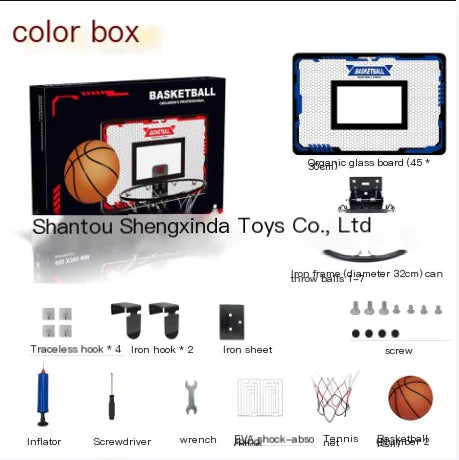 Indoor Outdoor Kids Basketball Hoop for Sports Play