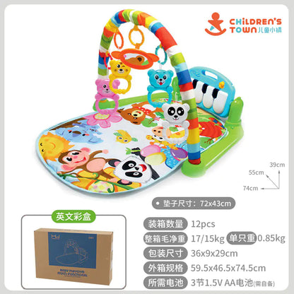 Baby Gym Play Mat with Music Piano for Infants