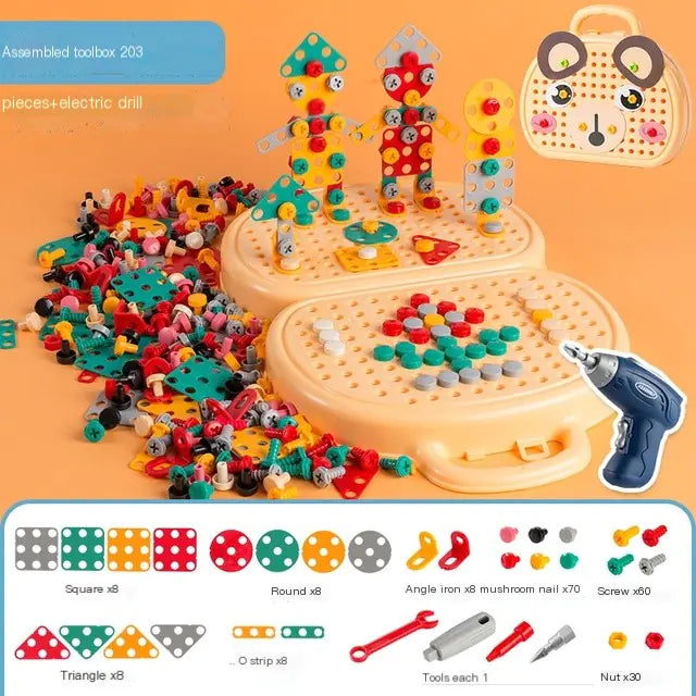 Montessori Pretend Play Toolbox for Kids Age 3+