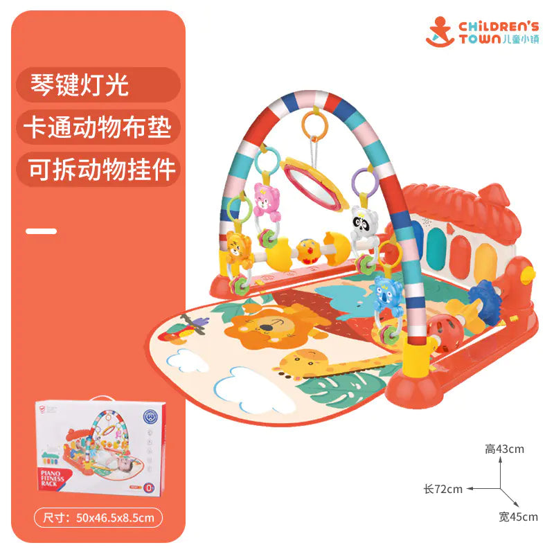 Baby Gym Play Mat with Music Piano for Infants