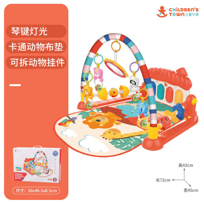 Baby Gym Play Mat with Music Piano for Infants