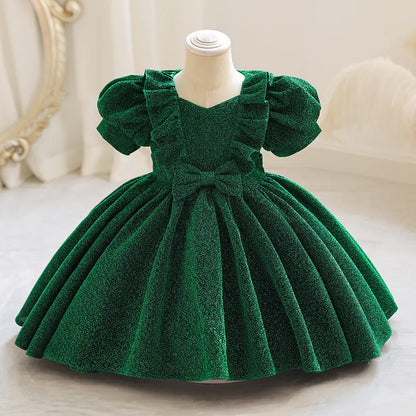Puffy Western Style Princess Dress for One-Year-Old