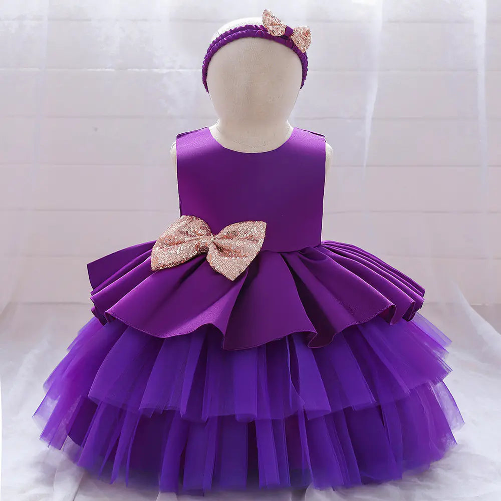 Cute Girl Lace Bow Tutu Skirt for Baby Princess Dress