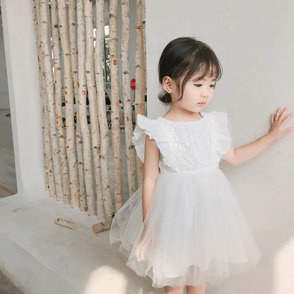 Amu Monkey Baby Tulle Lace Princess Dress for Girls