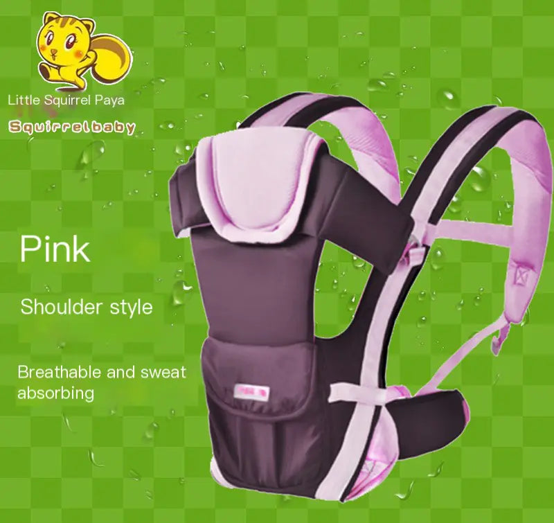 Cotton Baby Carrier Backpack for Infants and Toddlers