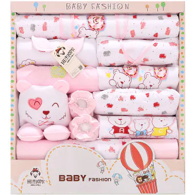 Newborn Gift Set with 18 Cotton Baby Clothes