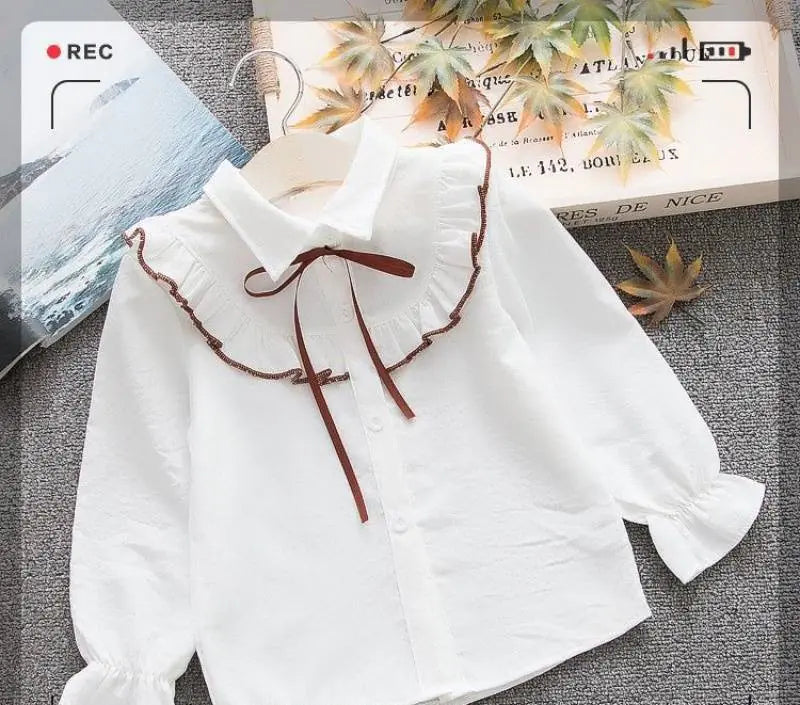 Striped Baby Lapel Shirt for Spring and Autumn