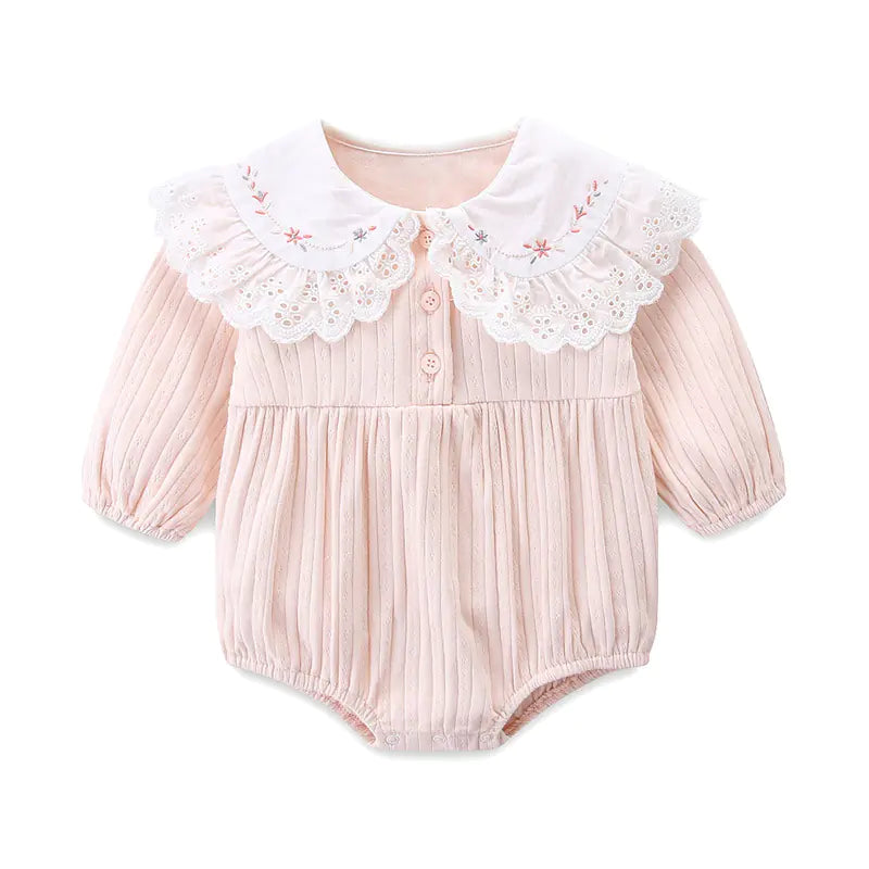 Spring Triangle Embroidery Climbing Clothes for Girls