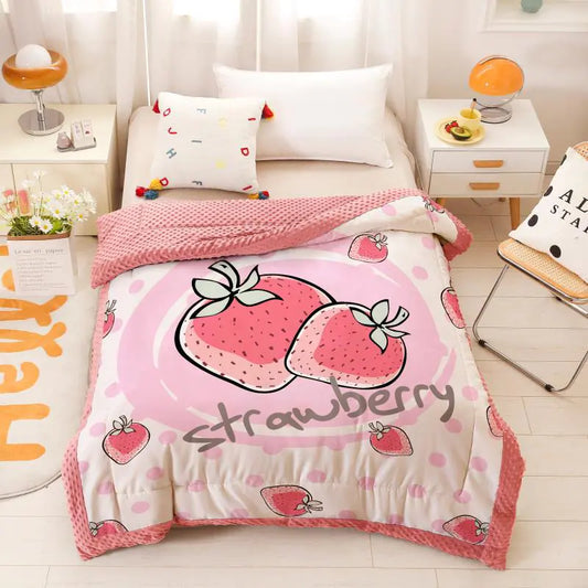 Cartoon Children's Doudou Blanket for Infants and Toddlers