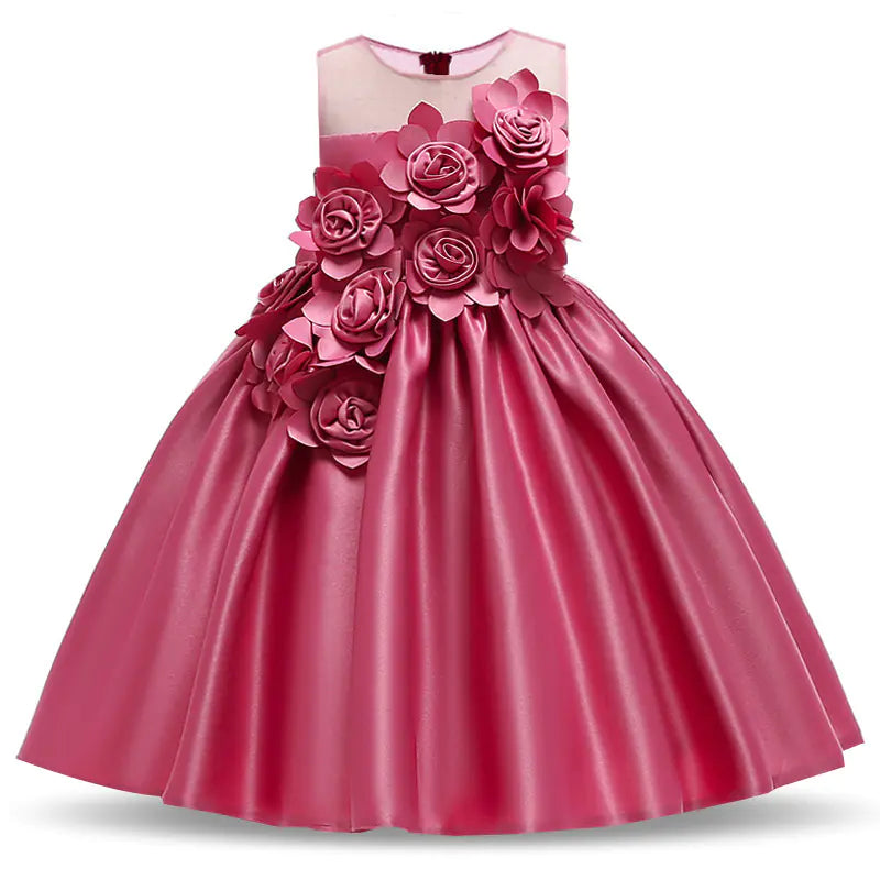 Elegant Summer Party Dress for Baby Girls (Ages 3-10)
