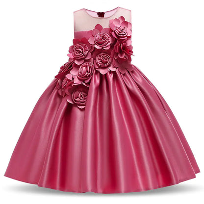 Elegant Summer Party Dress for Baby Girls (Ages 3-10)
