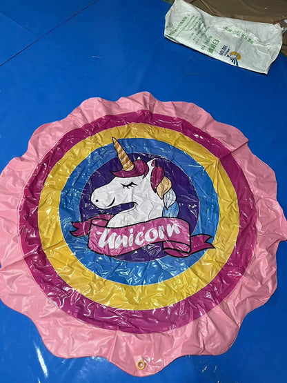 PVC Sprinkler Mat 170cm for Kids Outdoor Play