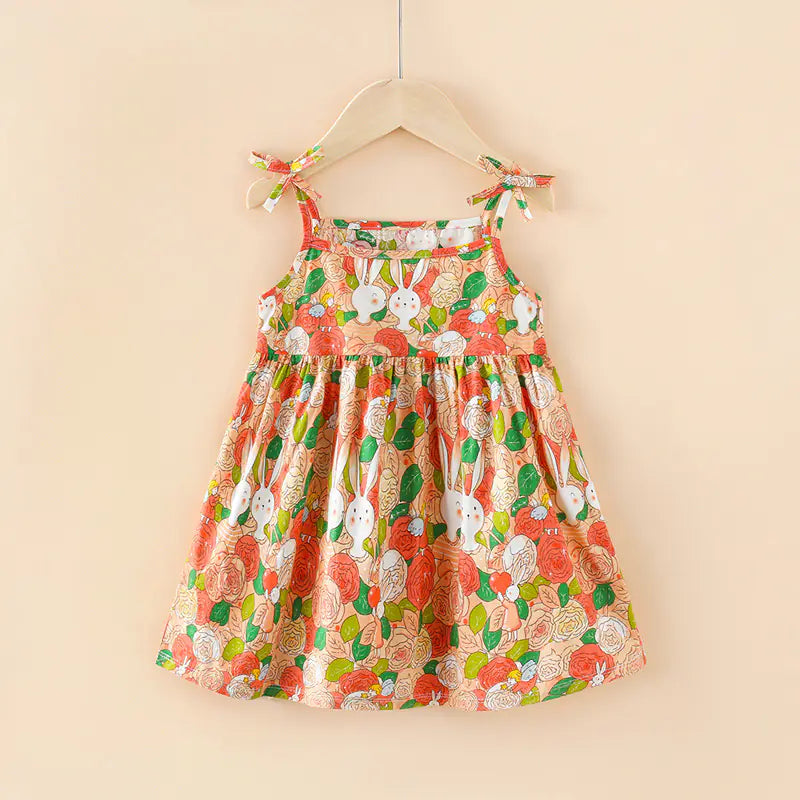 2024 Summer Girls' Floral Princess Dress (New Style)