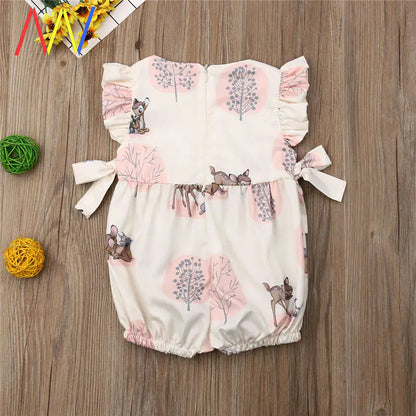 Newborn Baby Girls' Romper Jumpsuit Clothes