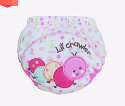 Cartoon Baby Training Pants, Washable Cotton Diapers