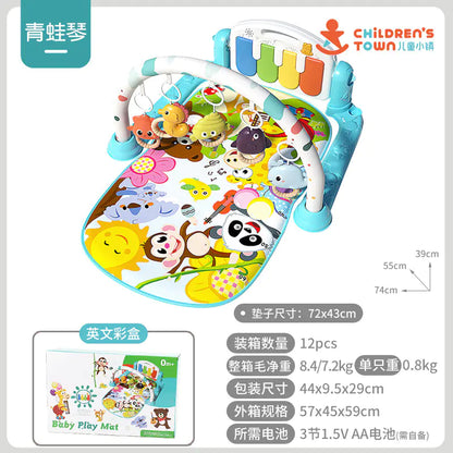 Baby Gym Play Mat with Music Piano for Infants