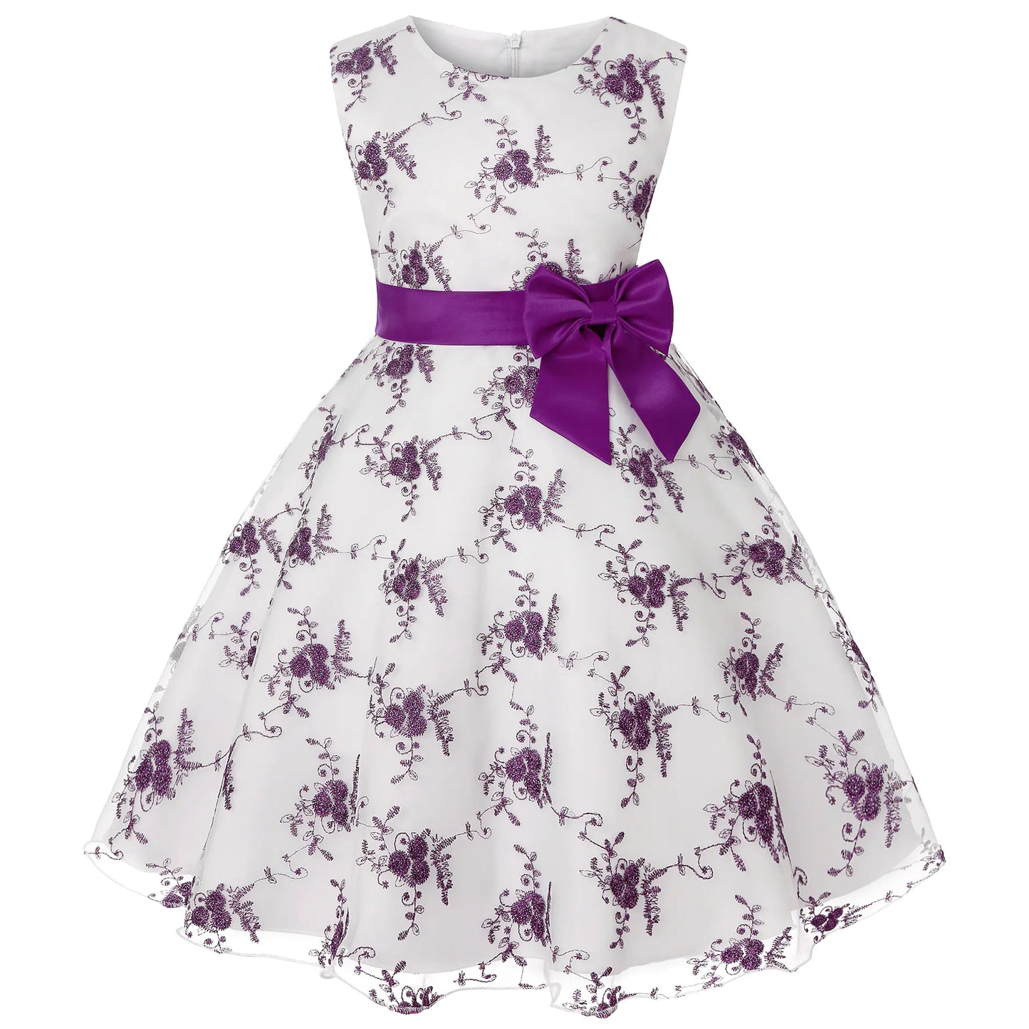 Embroidered Lace Princess Dress for Girls