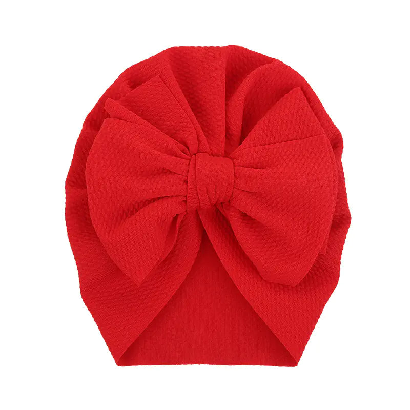 Comfortable Bow Indian Baby Hat for Fashionable Kids