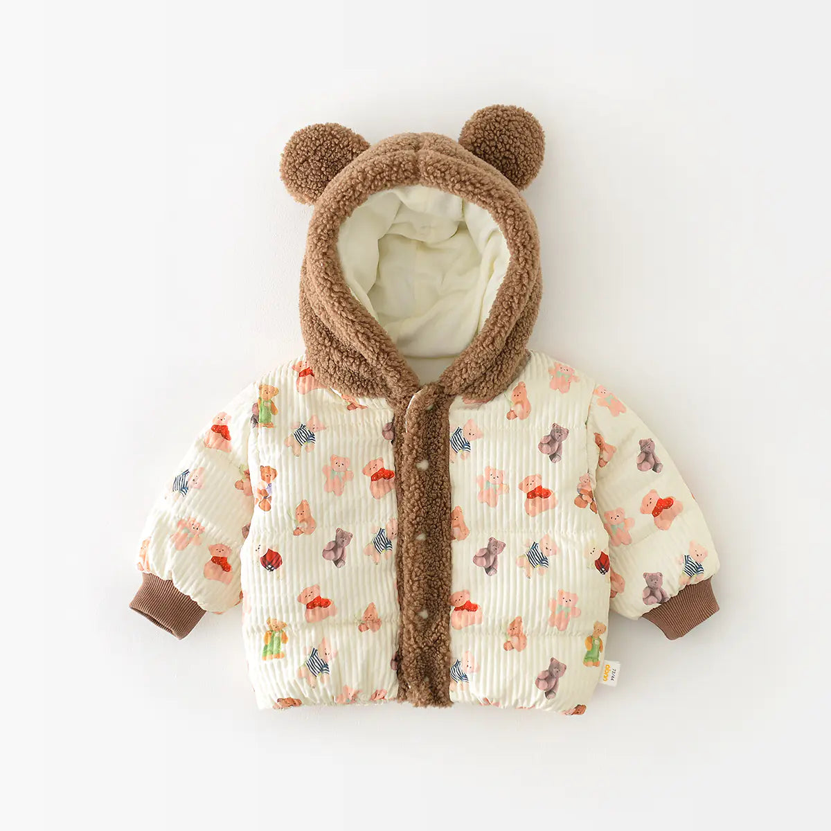 Baby Winter Cotton Jacket with Cute Prints