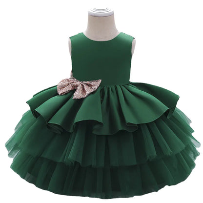 Cute Girl Lace Bow Tutu Skirt for Baby Princess Dress