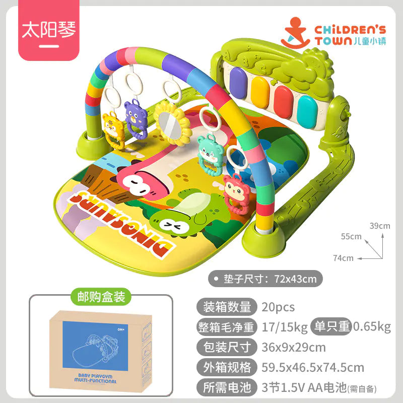 Baby Gym Play Mat with Music Piano for Infants