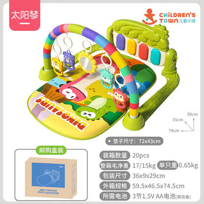 Baby Gym Play Mat with Music Piano for Infants