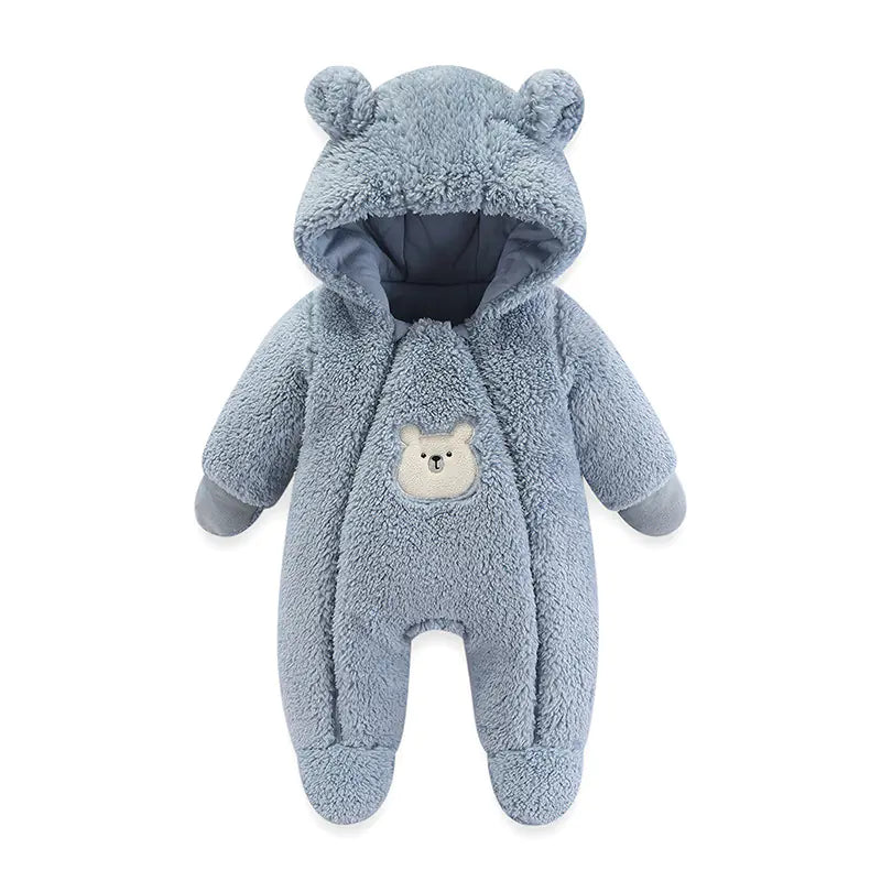 Thick Cotton Baby Winter Jumpsuit for Newborns
