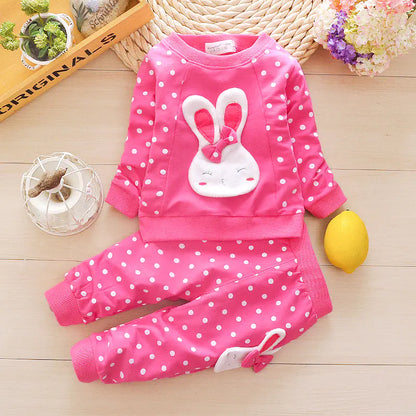 2018 Spring Outfit for Baby Girls 0-3 Years (2-Piece Set)