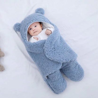 Thick Baby Swaddle for Autumn and Winter Newborns
