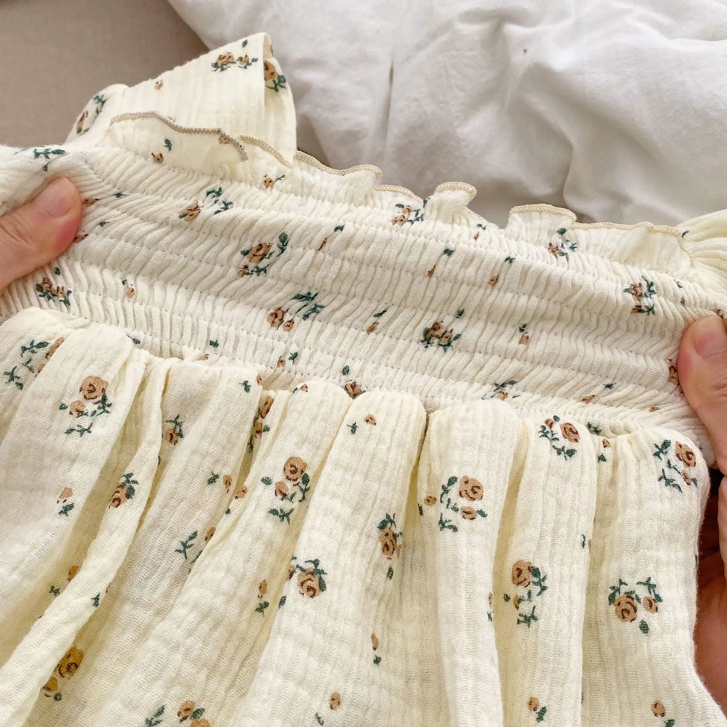 2024 Stylish Baby Romper with Floral Print Dress