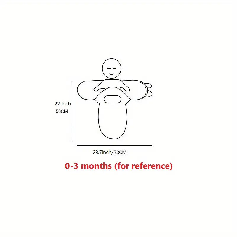 Universal Cotton Baby Blanket with Adjustable Swaddle