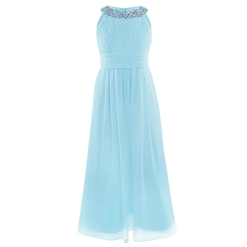 Girls' Summer Dress - Princess Gown for Performances