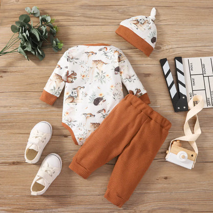 2023 Spring Autumn Cute Baby Leisure Outfit Set
