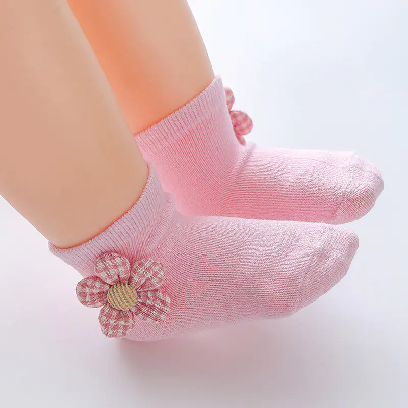 Cartoon Girls Baby Socks for Spring and Autumn
