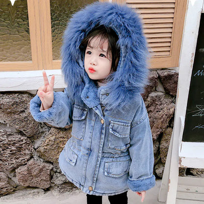 Winter Denim Jacket for Girls
