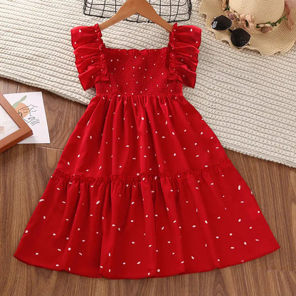 Korean Children's Short-sleeved Princess Skirt
