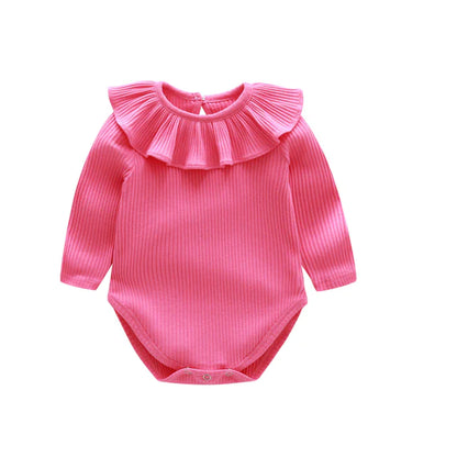 Newborn Baby Girl Romper with Candy Ruffles Outfit