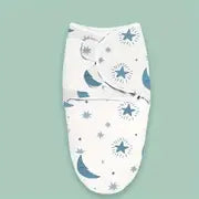 Universal Cotton Baby Blanket with Adjustable Swaddle