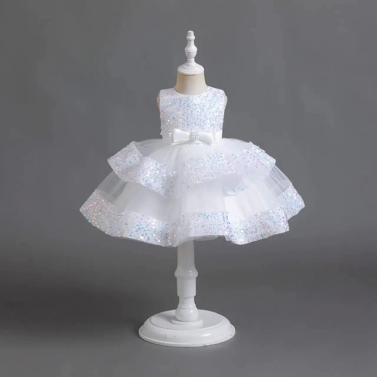 New Arrival Sequin Princess Dress for Baby Girls