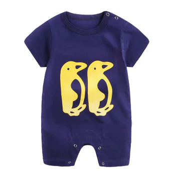 Short Sleeve Baby Bodysuit for Newborn Girls (0-3 Months)