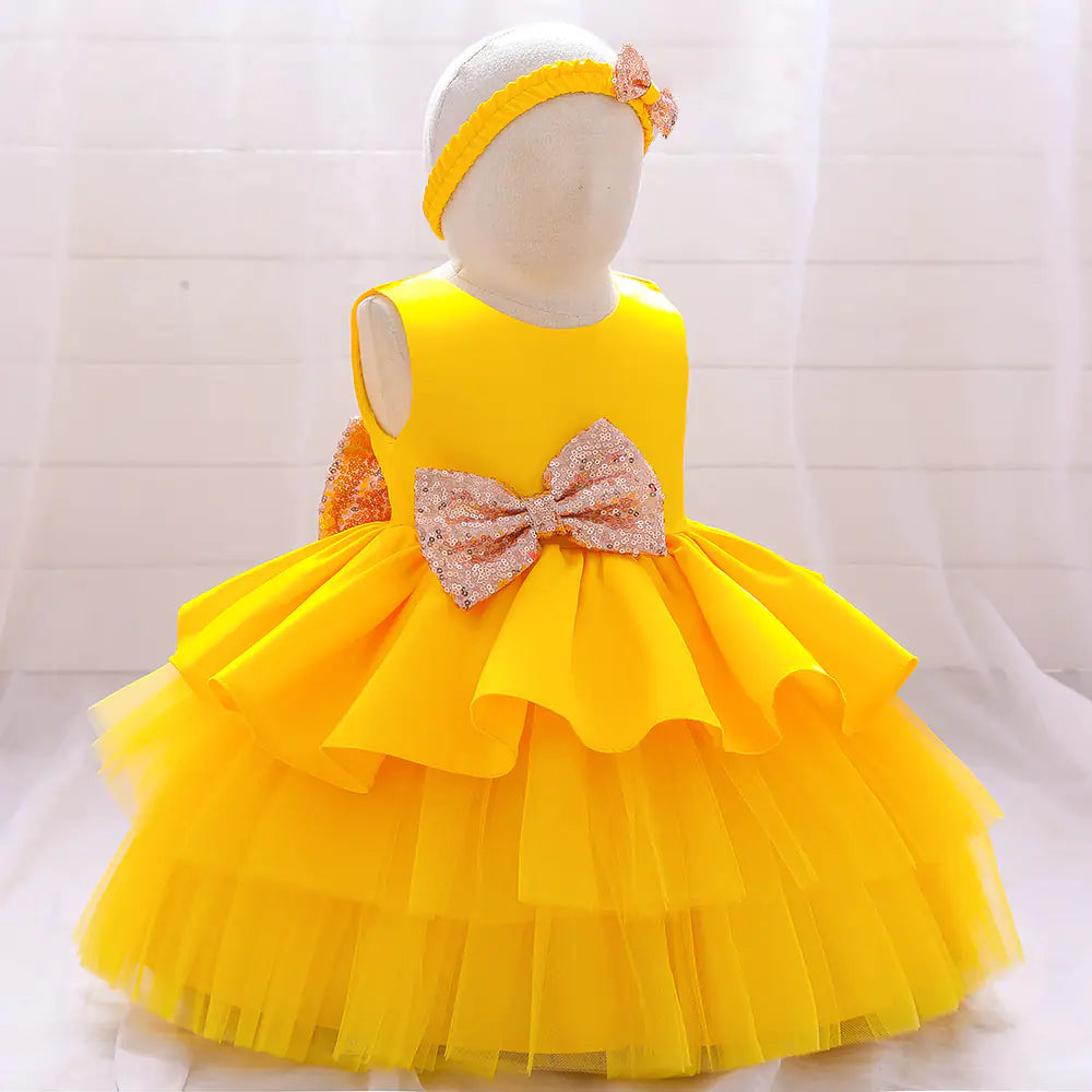 Cute Girl Lace Bow Tutu Skirt for Baby Princess Dress