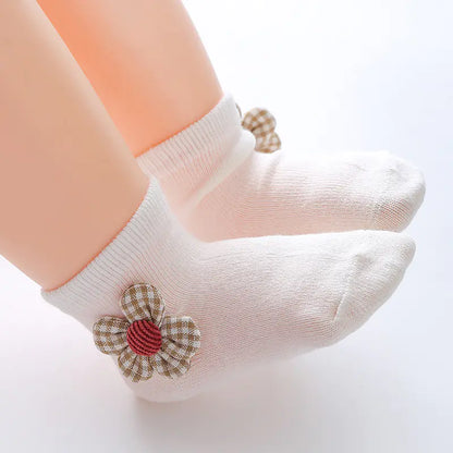 Cartoon Girls Baby Socks for Spring and Autumn