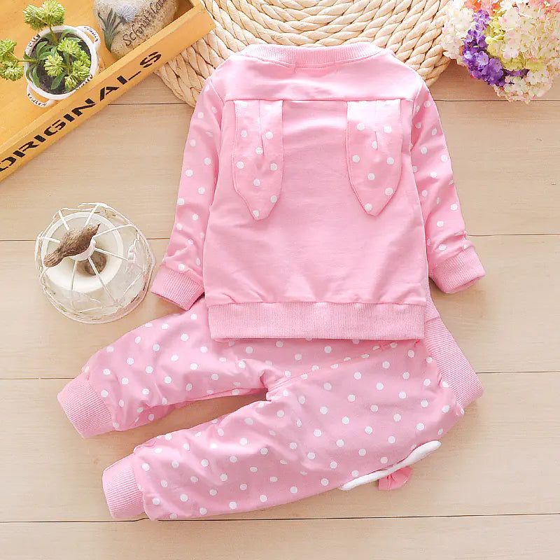 2018 Spring Outfit for Baby Girls 0-3 Years (2-Piece Set)