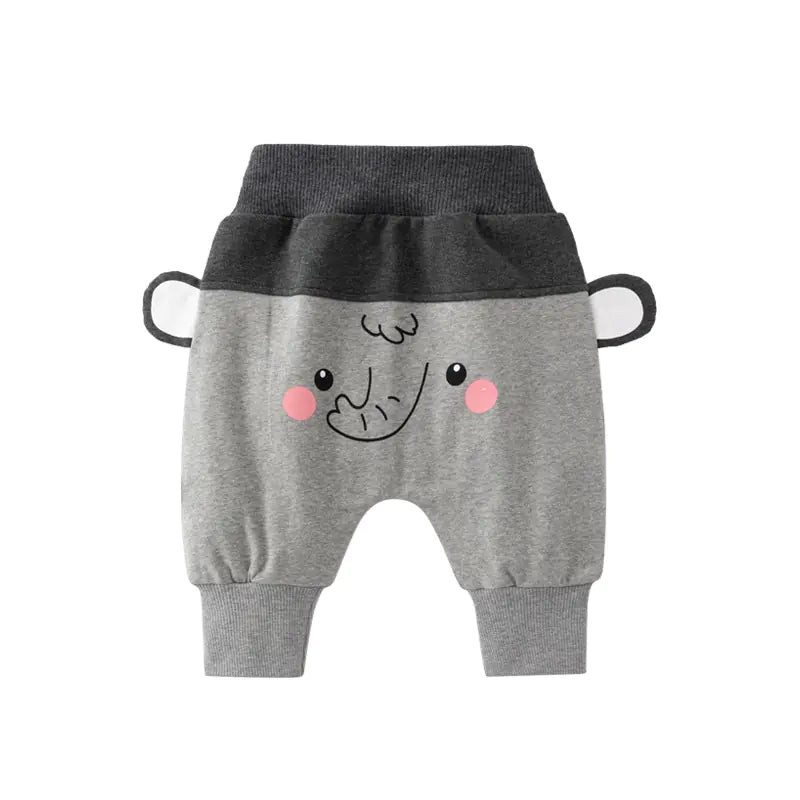 Yellow Tiger Baby Harem Pants for 0-2 Years Old
