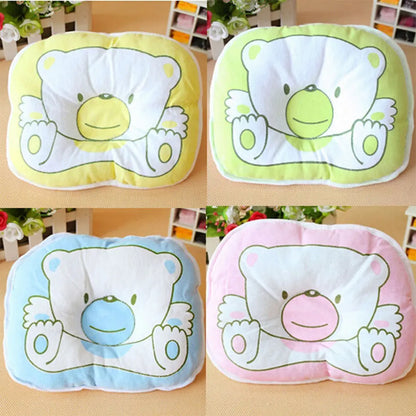 Newborn Baby Bear Soft Cotton Side Sleeping Pillow